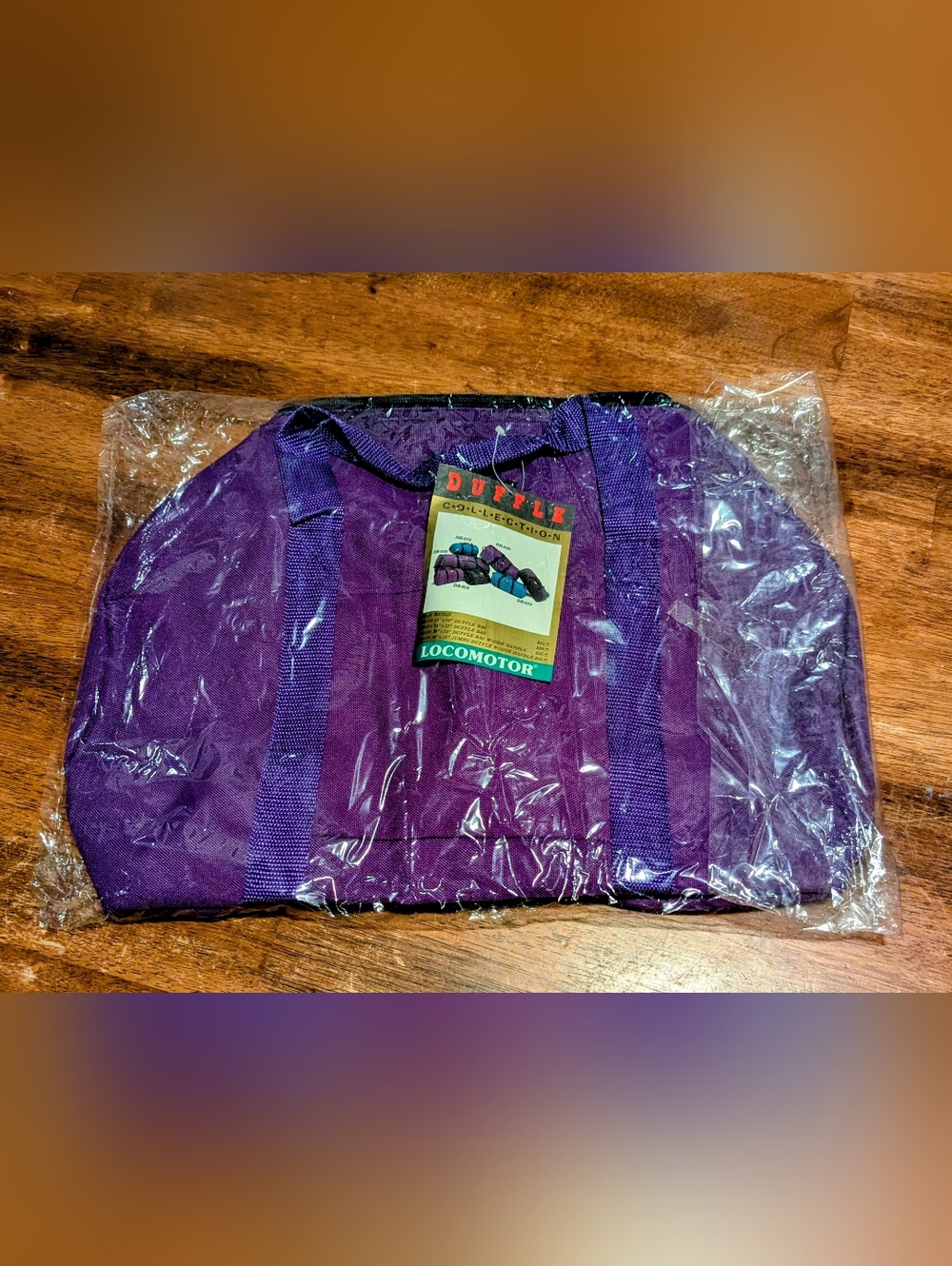 Purple Duffel Bag